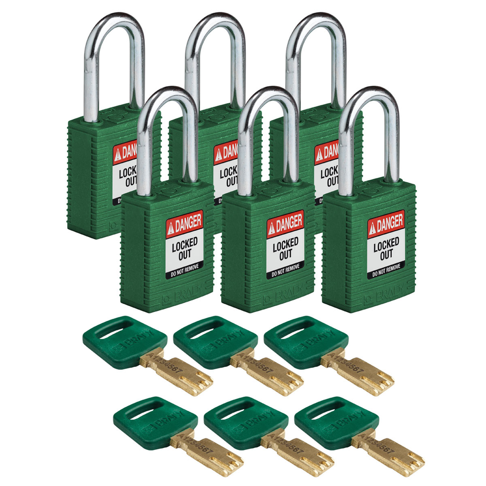 Image of Brady NYL-GRN-38ST-KA6PK