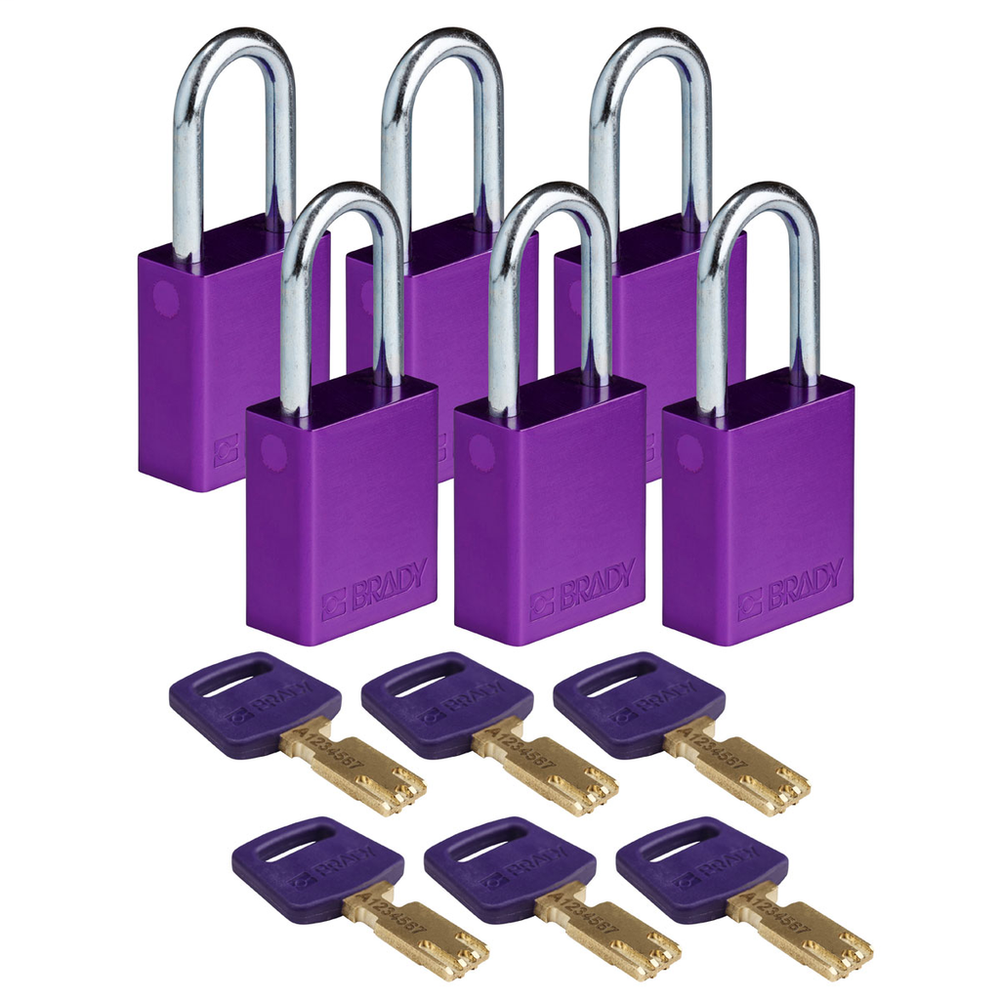 Image of Brady ALU-PRP-38ST-KA6PK