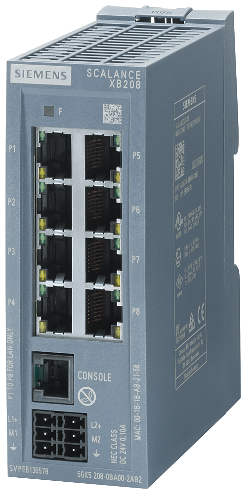 Image of Siemens 6GK52080BA002TB2