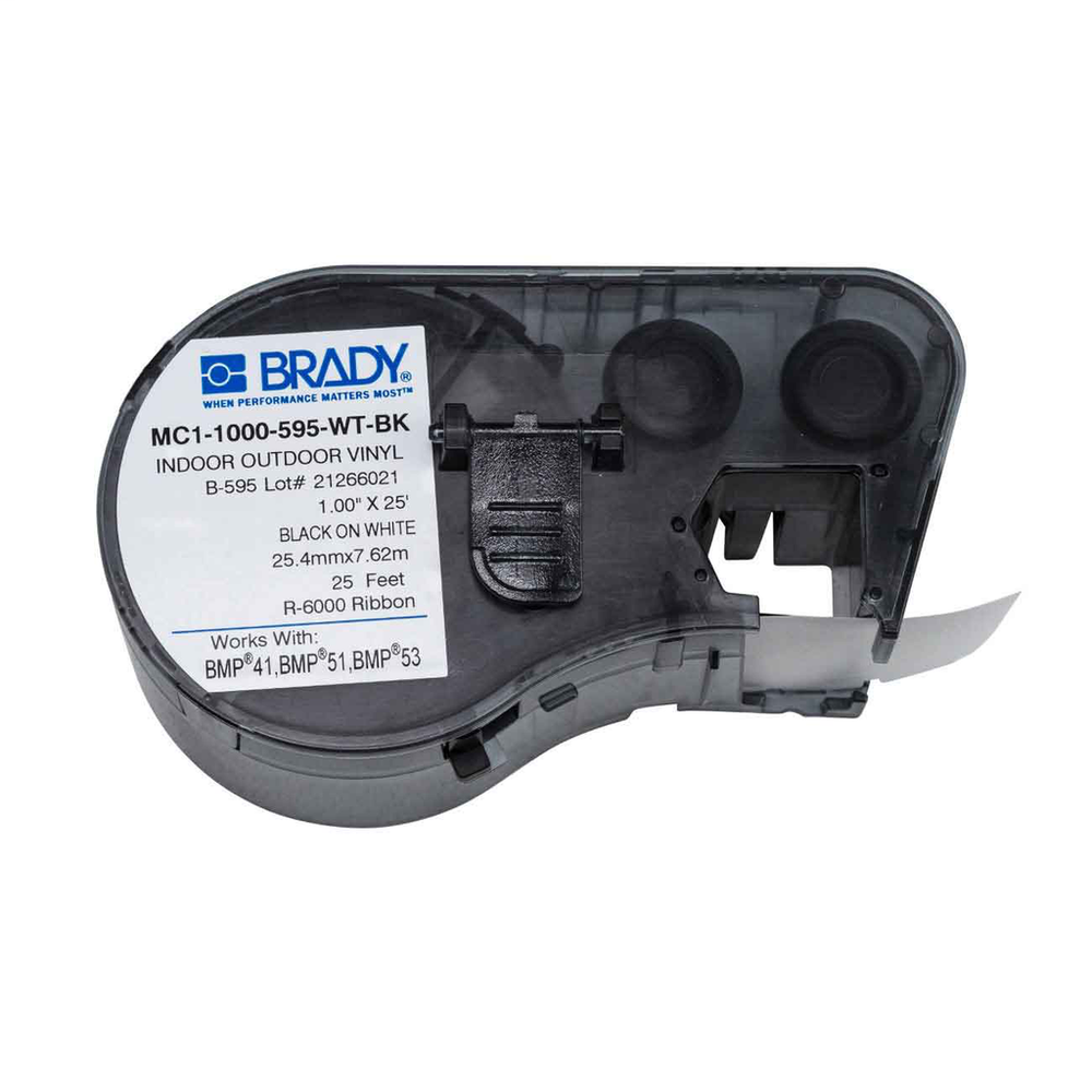 Image of Brady MC1-1000-595-WT-BK
