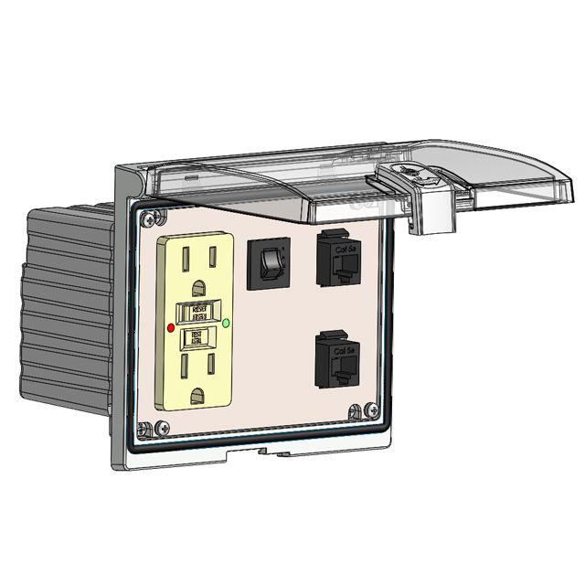 Image of Mencom LP3-GF-2RJ45-5R