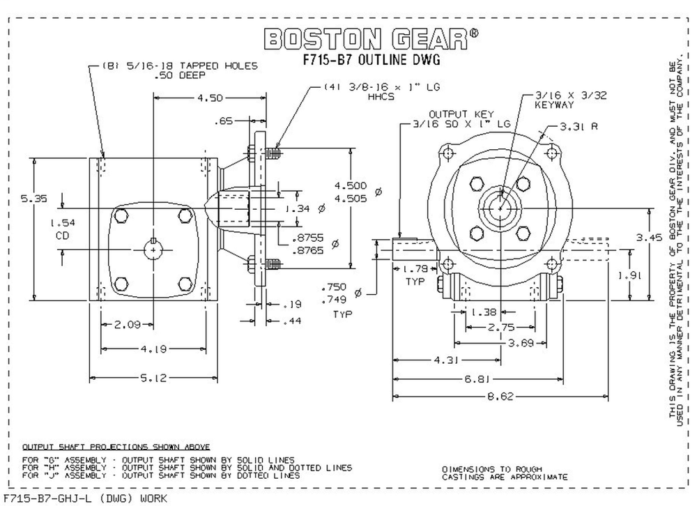 Image of Boston Gear F715-5-B7-G