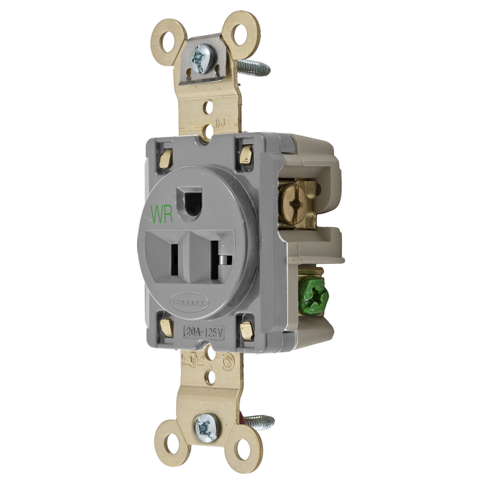 Image of Hubbell Wiring Device-Kellems HBL5361GRYWR