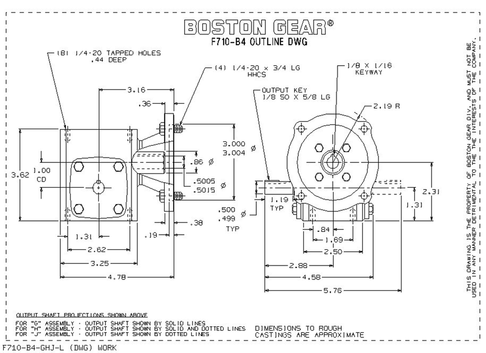 Image of Boston Gear F710-30-B4-H
