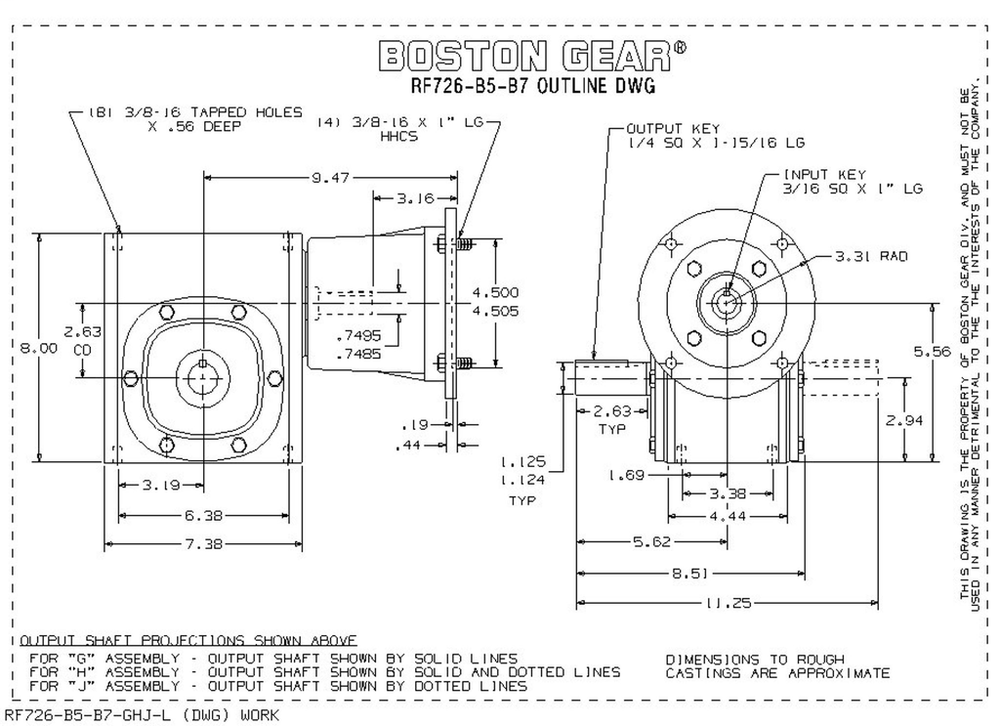 Image of Boston Gear RF726-30-B5-H