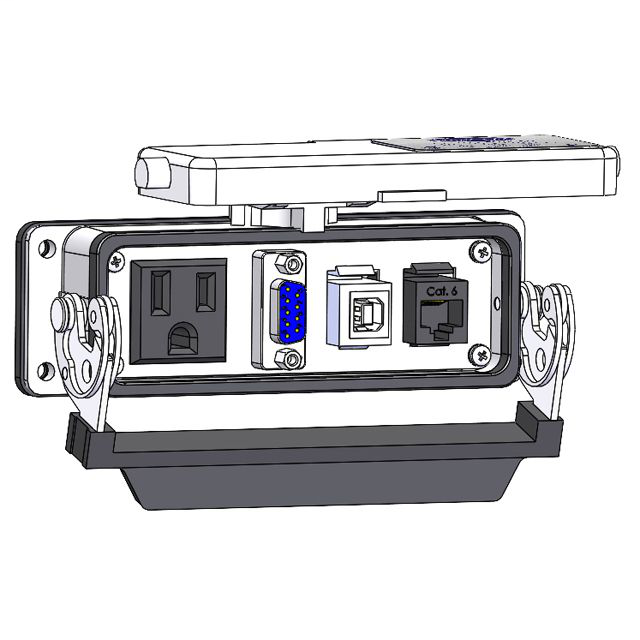 Image of Mencom DP1-DB9-RJ45-USB-BFAF-24