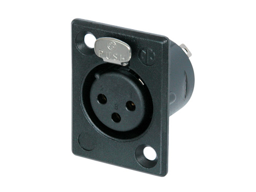 Image of Neutrik NC3FP-B-1