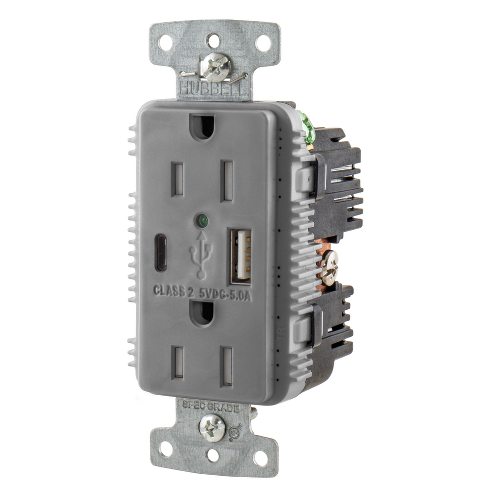 Image of Hubbell Wiring Device-Kellems USB15AC5GY