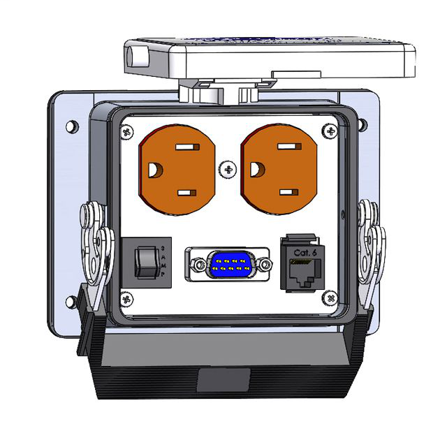 Image of Mencom DP-DB9M-RJ45-R-32
