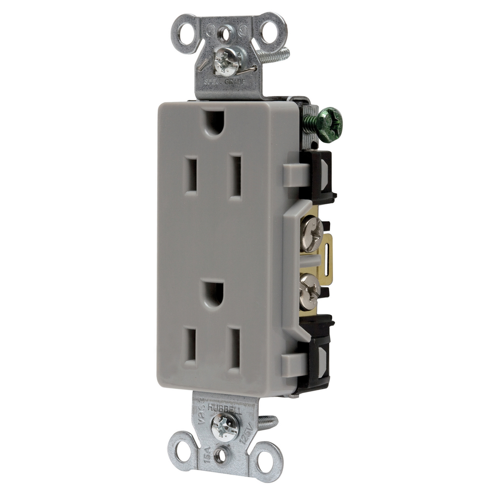 Image of Hubbell Wiring Device-Kellems DR15GRY
