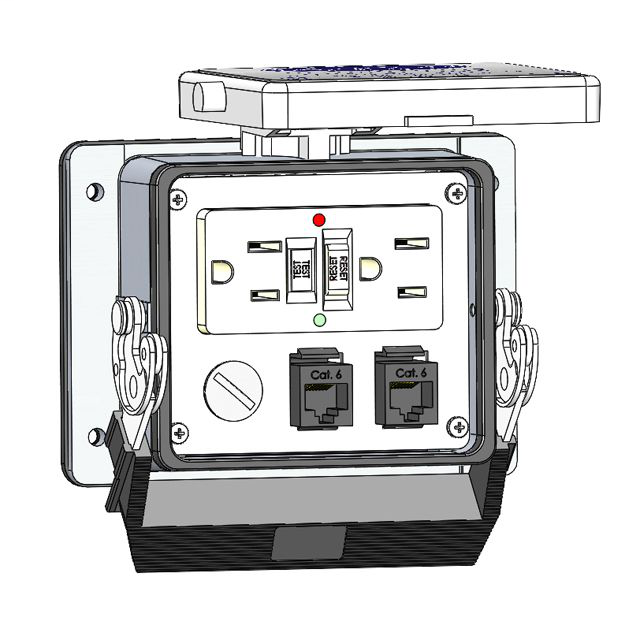 Image of Mencom GF-2RJ45-NR-32