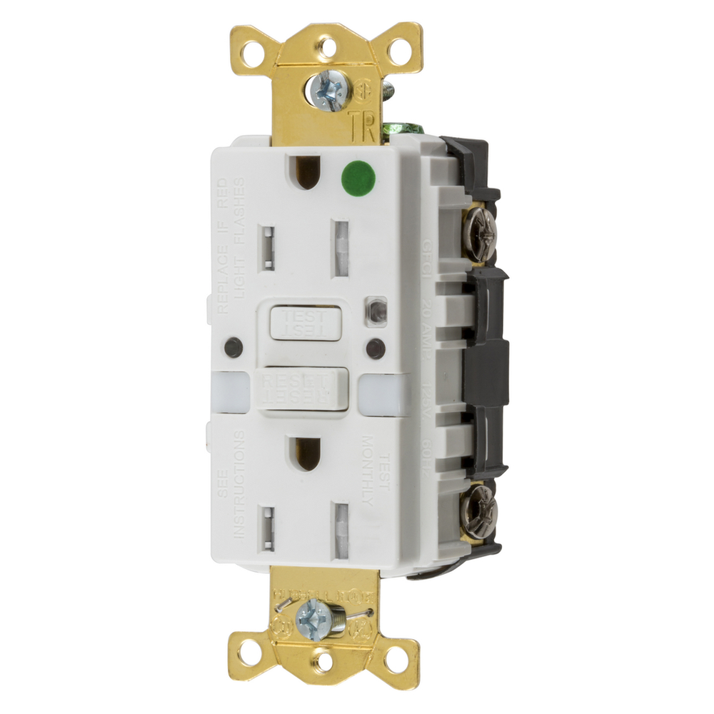 Image of Hubbell Wiring Device-Kellems GFTRST82WNL