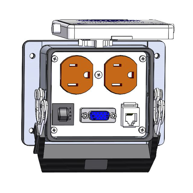 Image of Mencom DP-DDB15-RJ11-R-32