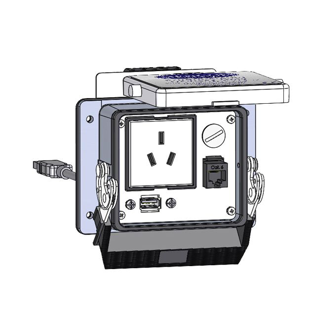 Image of Mencom DCH1-RJ45-USB-10-32