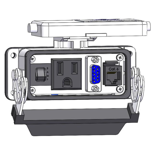 Image of Mencom DP1-DB9-RJ45-R-16