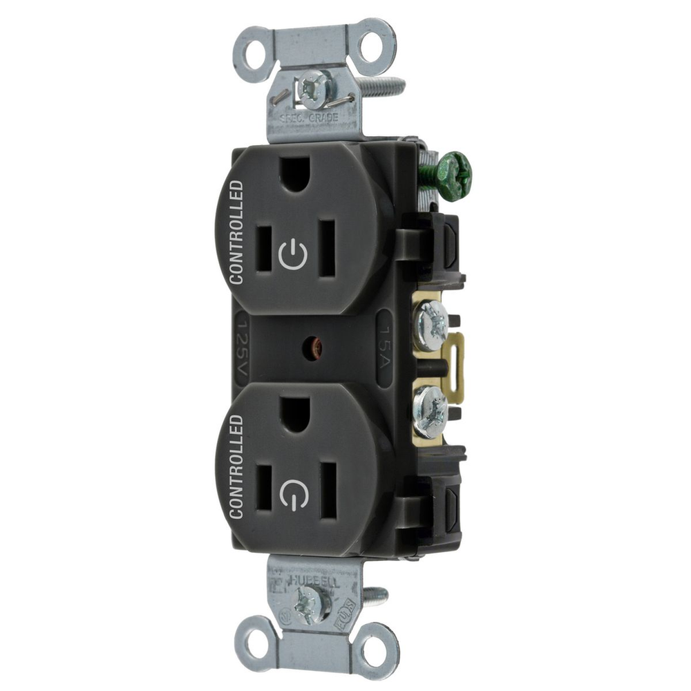 Image of Hubbell Wiring Device-Kellems BR15C2BLK