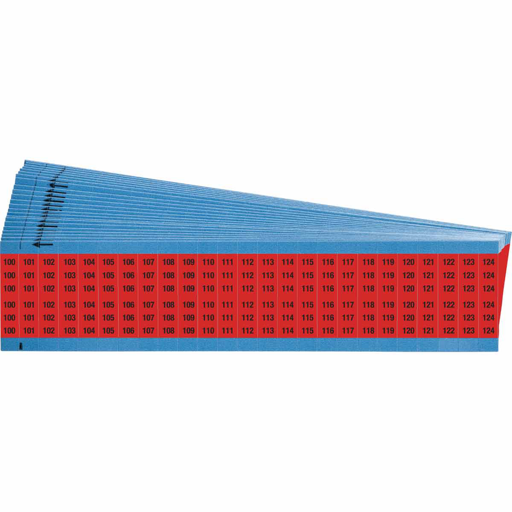 Image of Brady WM-100-124-RD-PK
