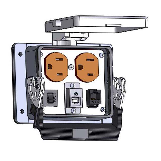 Image of Mencom DP-RJ45-USB-BFAF-R-32