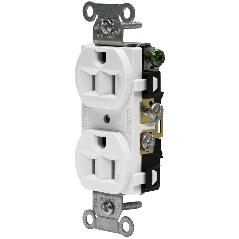 Image of Hubbell Wiring Device-Kellems CRF15WHI