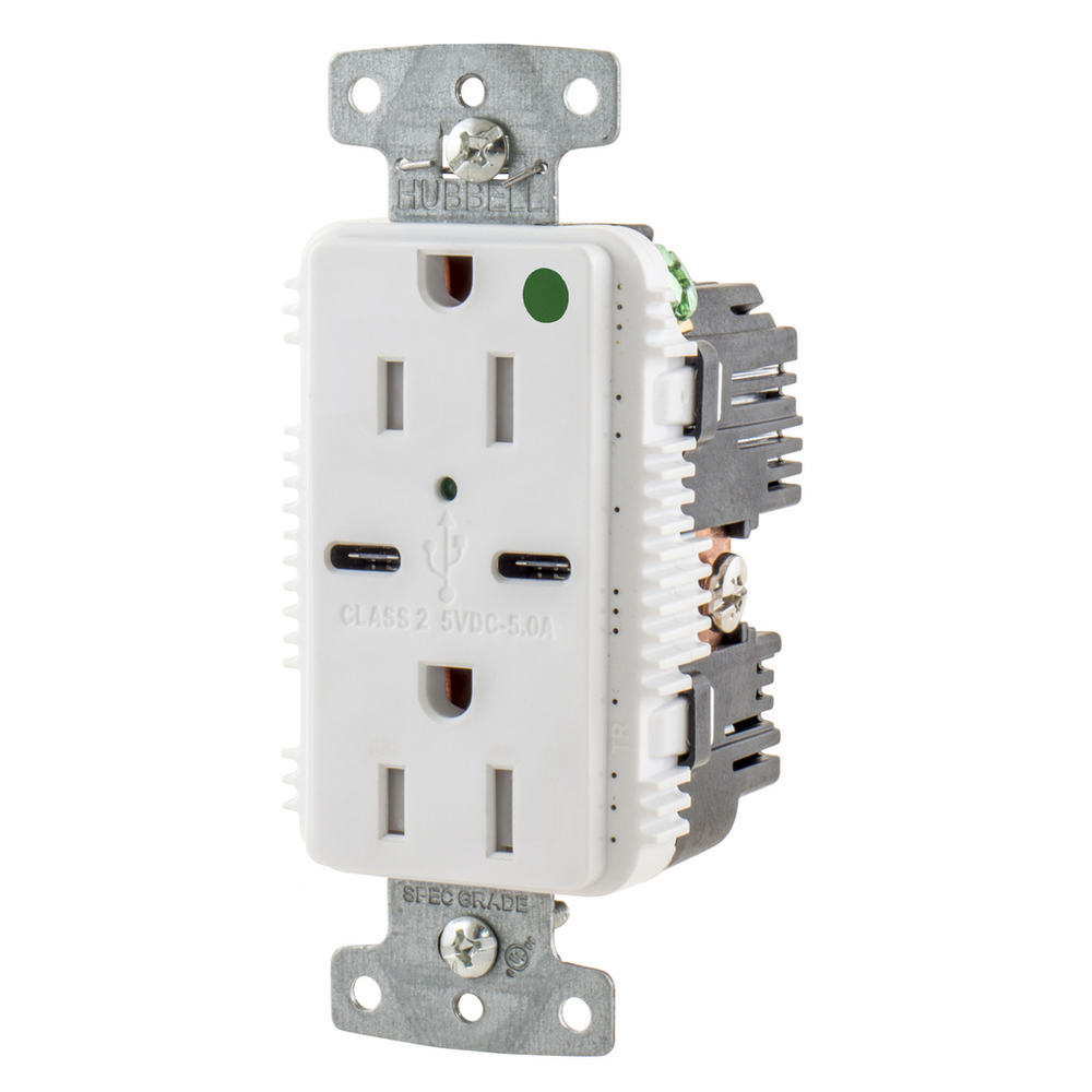 Image of Hubbell Wiring Device-Kellems USB8200C5W