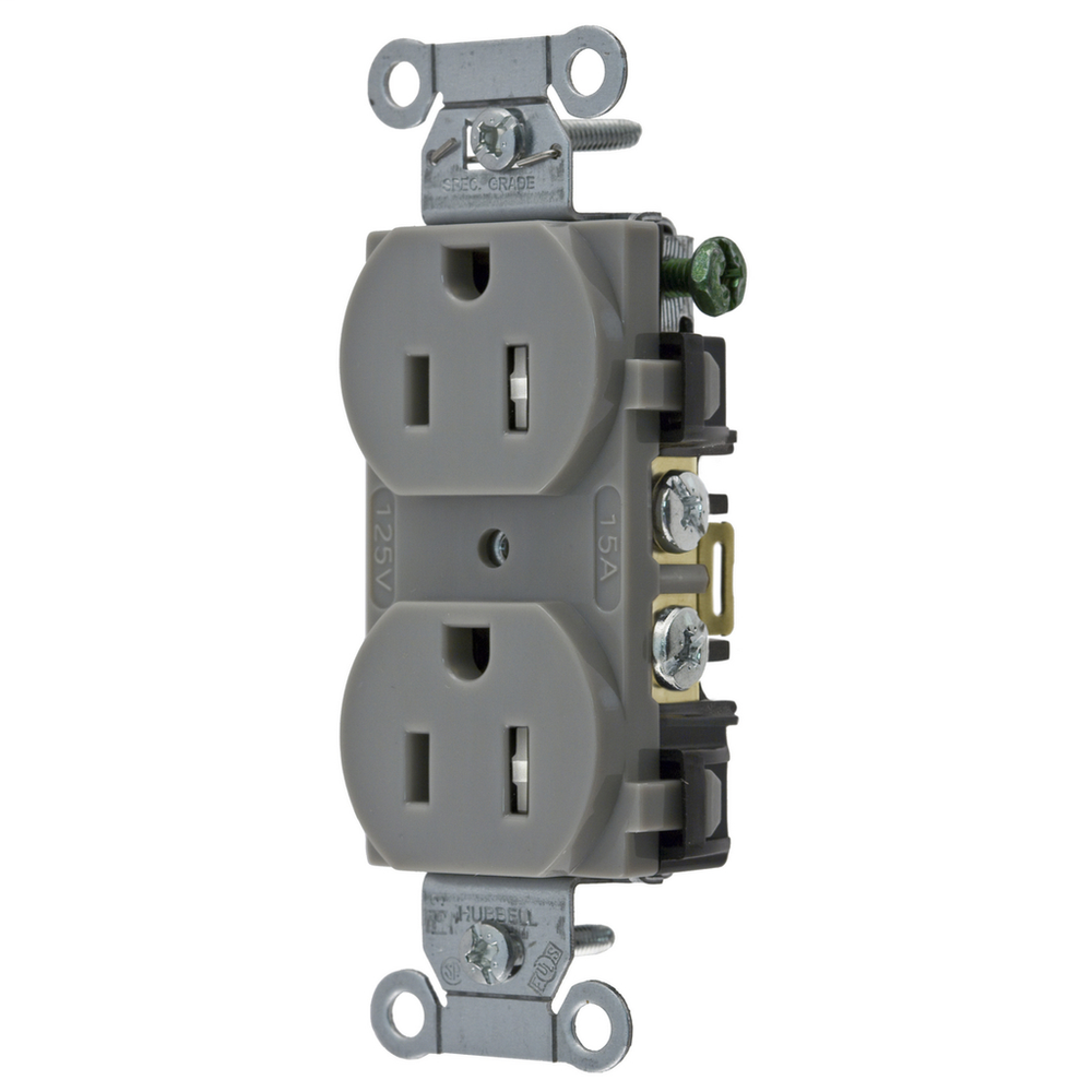 Image of Hubbell Wiring Device-Kellems BR15GRYTR