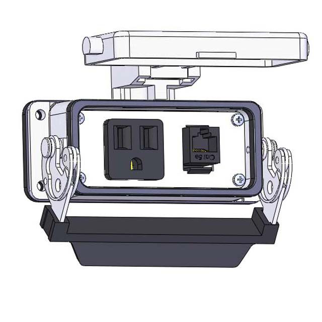 Image of Mencom DP1-RJ45-16LS