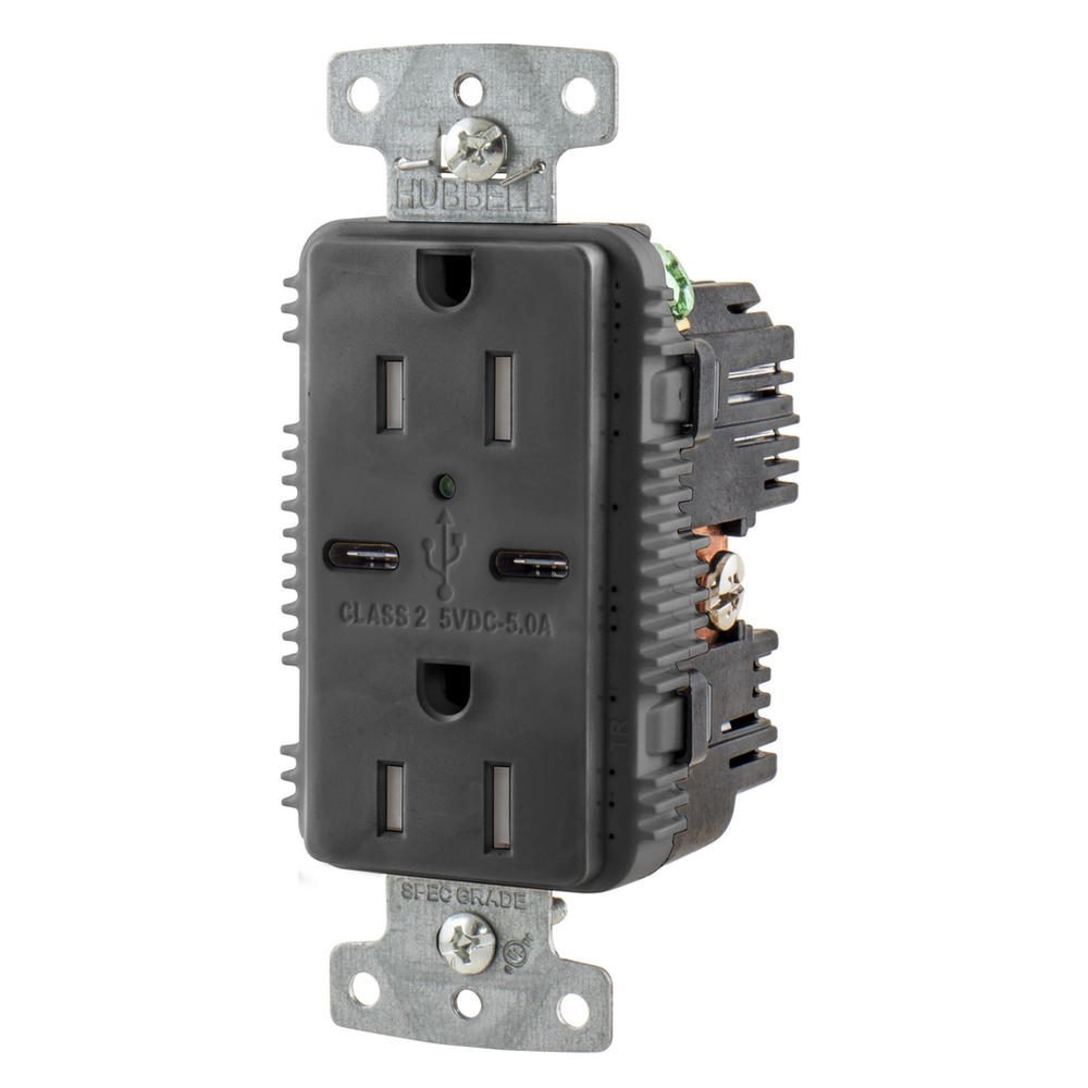 Image of Hubbell Wiring Device-Kellems USB15C5BK