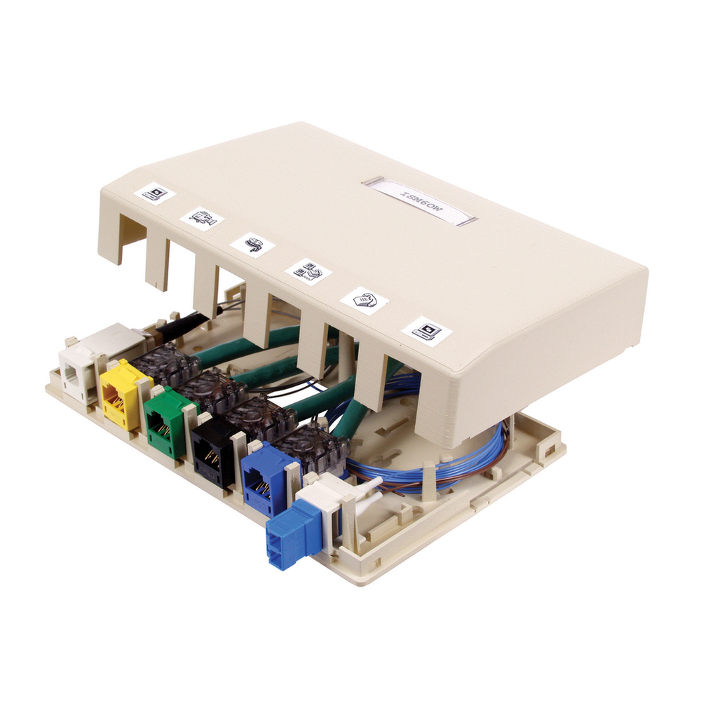 Image of Hubbell Premise Wiring HSB6OW