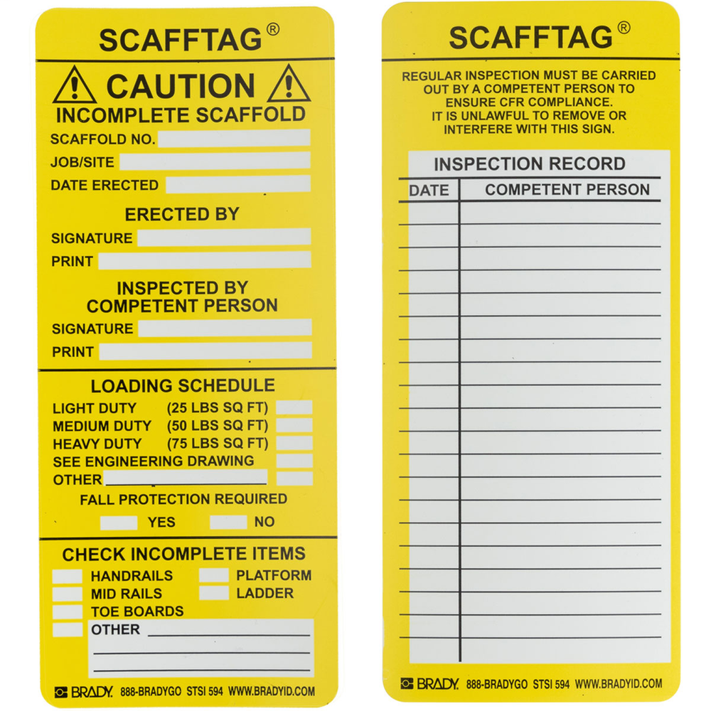 Image of Brady SCAF-STSI594