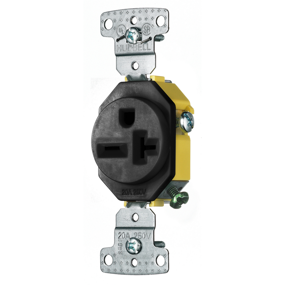 Image of Hubbell Wiring Device-Kellems RR205BK