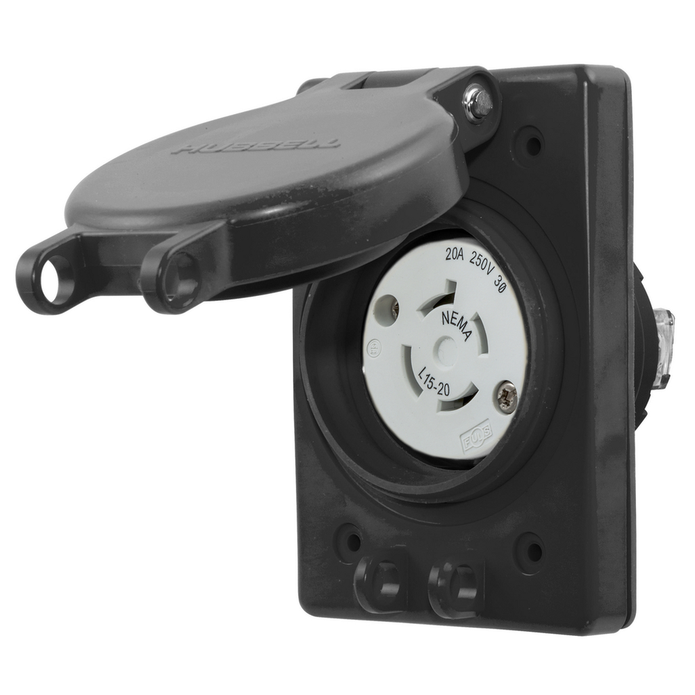 Image of Hubbell Wiring Device-Kellems HBL67W75BK