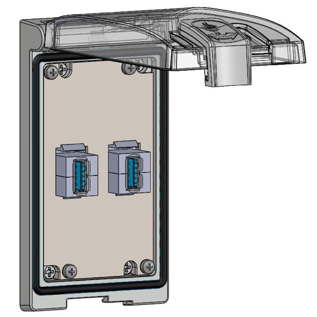 Image of Mencom LP1-2USB-AFAF