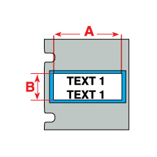 Image of Brady PSPT-375-1-BL