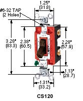 Image of Hubbell Wiring Device-Kellems CS1223BKU