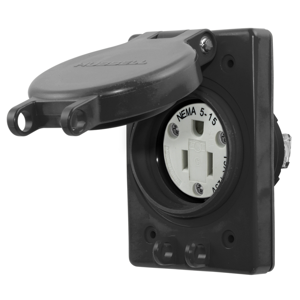 Image of Hubbell Wiring Device-Kellems HBL60W47BK