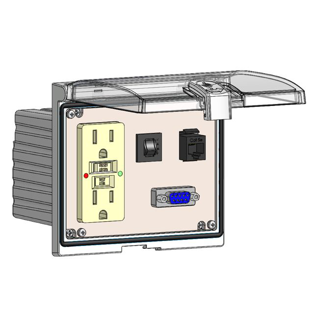 Image of Mencom LP3-GF-DB9-RJ45-R