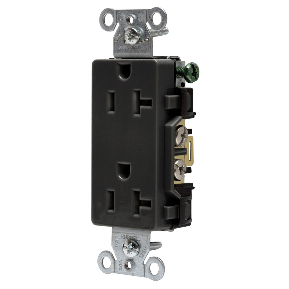 Image of Hubbell Wiring Device-Kellems DR20BLK