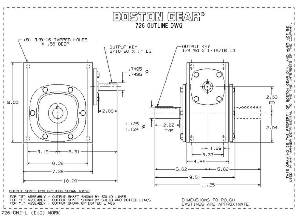 Image of Boston Gear 726-60-J