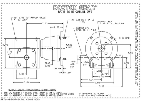 Image of Boston Gear RF718-20-B5-G