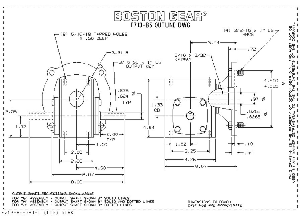 Image of Boston Gear F713-10-B5-G