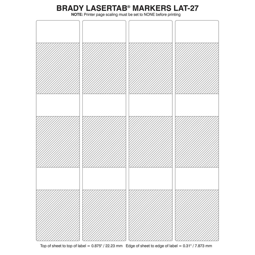 Image of Brady LAT-27-361-0.25