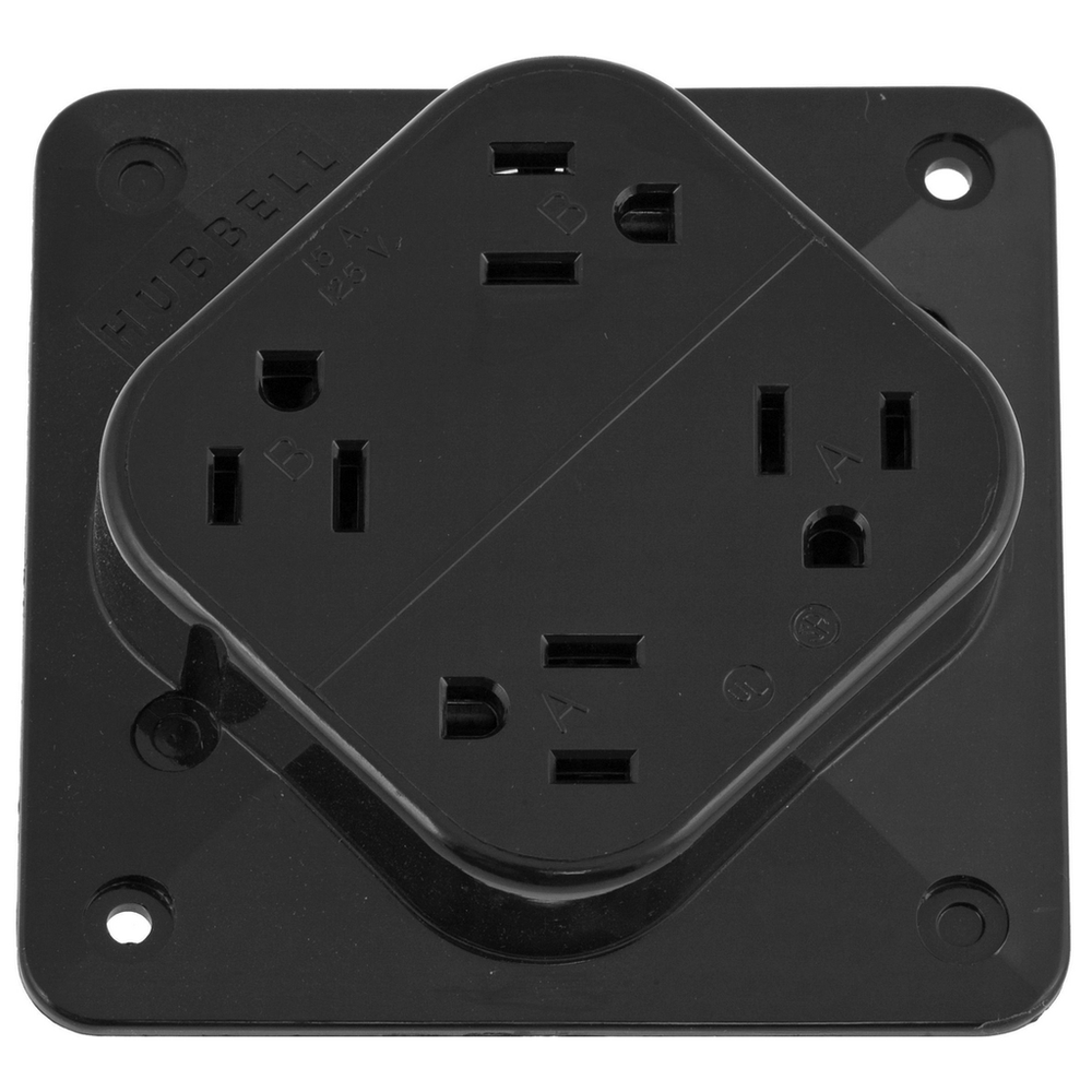Image of Hubbell Wiring Device-Kellems HBL415BK
