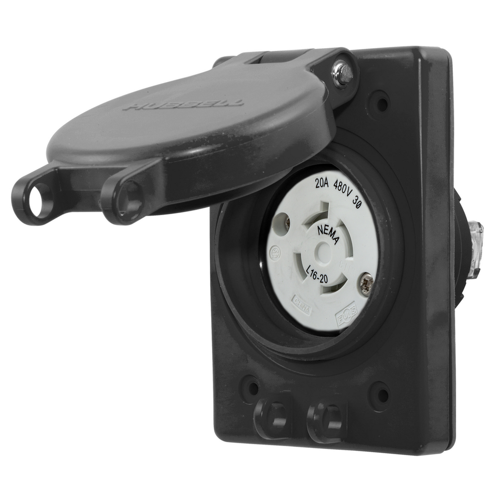 Image of Hubbell Wiring Device-Kellems HBL67W76BK