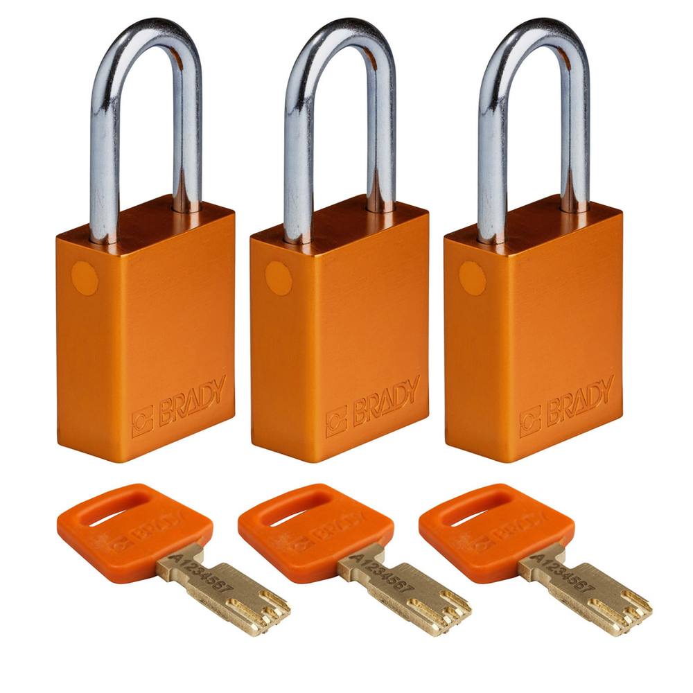 Image of Brady ALU-ORG-38ST-KA3PK