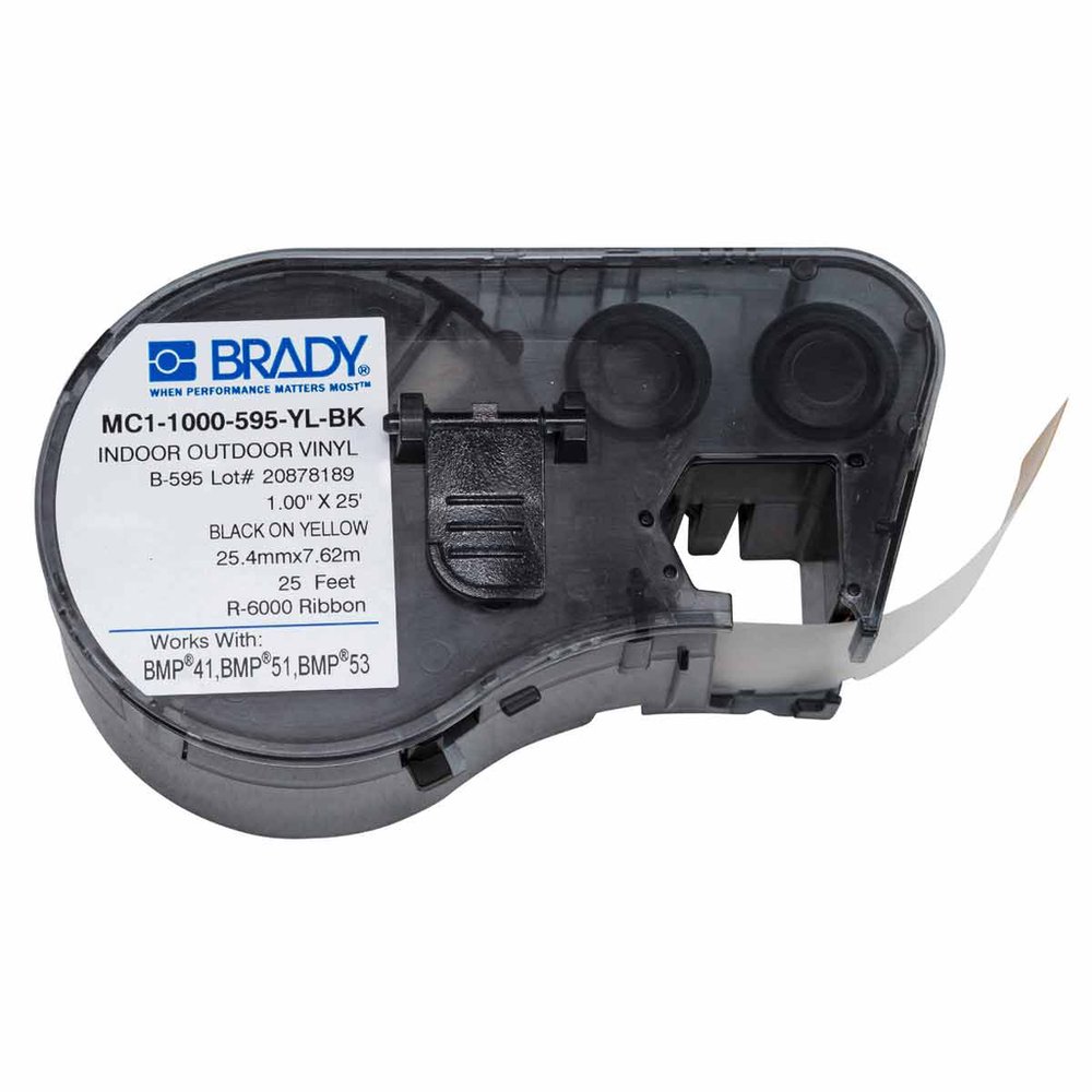 Image of Brady MC1-1000-595-YL-BK