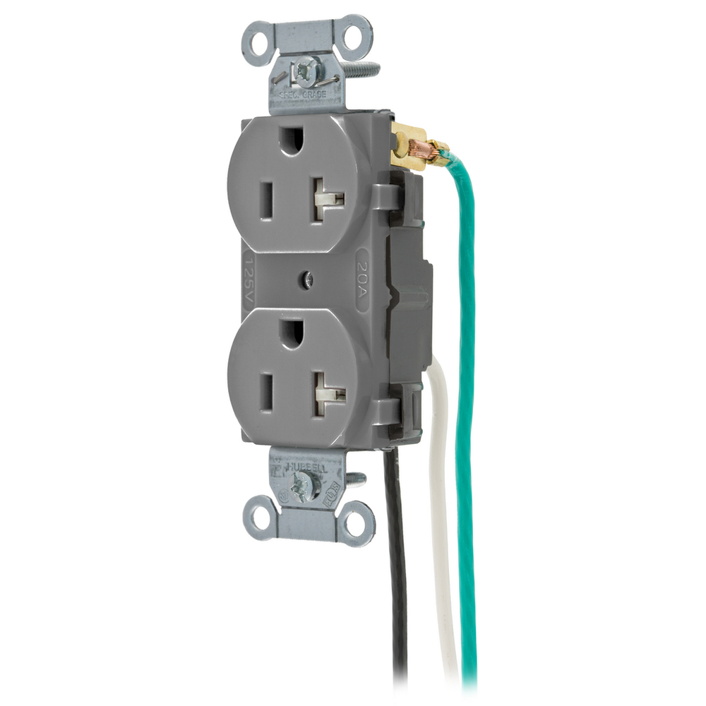 Image of Hubbell Wiring Device-Kellems CR20GRYTRP2