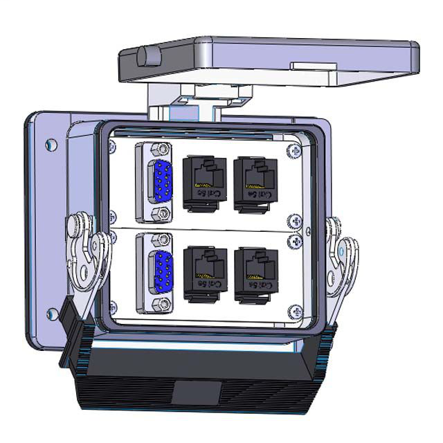 Image of Mencom DB09-2-4RJ45-32LS