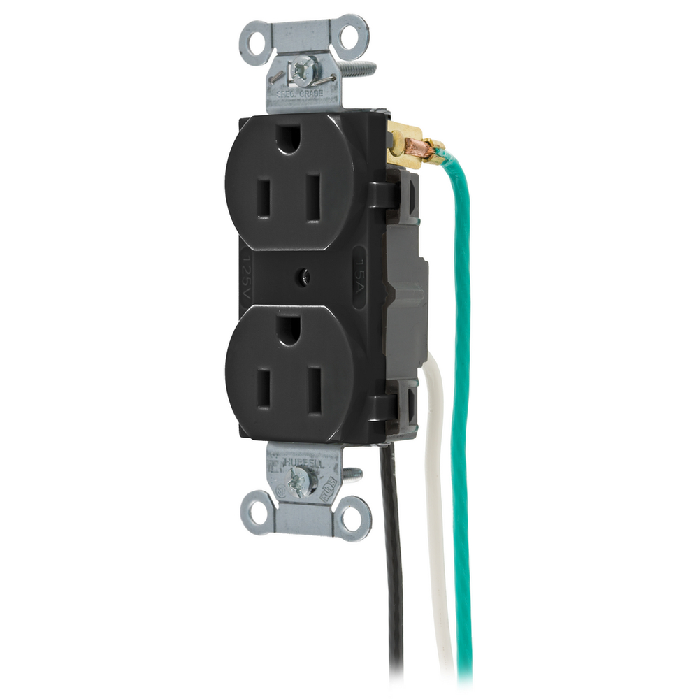 Image of Hubbell Wiring Device-Kellems CR15BLKP1