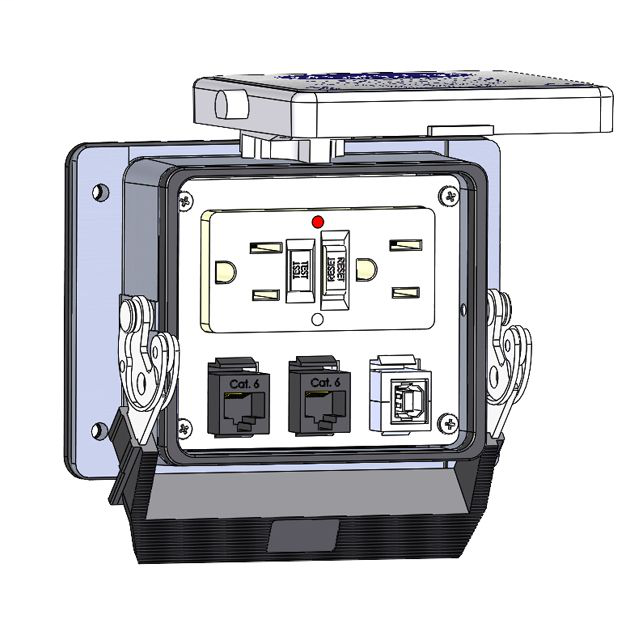 Image of Mencom GF-2RJ45-USB-BFAF-32