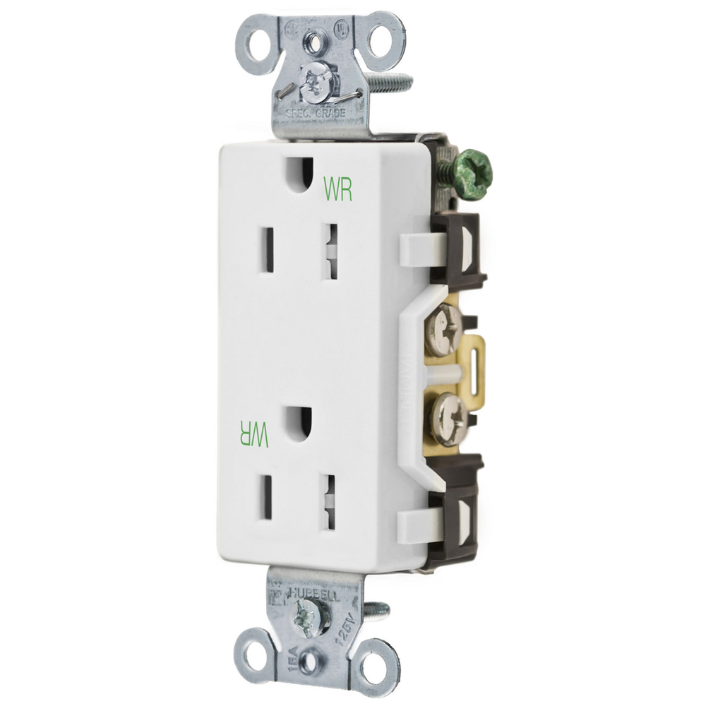 Image of Hubbell Wiring Device-Kellems DR15WHIWRTR